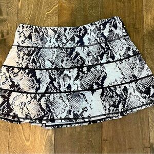 Ideology Snake Print Tennis Skirt Size L